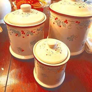 3 Canisters large medium and small.